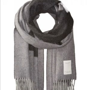 rag & bone Classic Wool Graphic Scarf